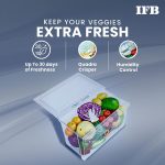 IFB 265L 2 Star Tru Convertible 10-in-1 Advanced Inverter Double Door Refrigerator (IFBFF-3152DBSET, Brush Grey, 360 Degree Cooling, Extraordinary Space) - Image 8