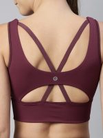 Enamor Women's Polyester Blend Non-Wired Sports Bra - Full Support, Removable Padding, Full Coverage, Scoop Neckline With Antimicrobial And Quick-Dry Technology - Image 5