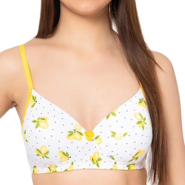 Clovia Women's Polyamide Wire Free Casual T-Shirt Bra