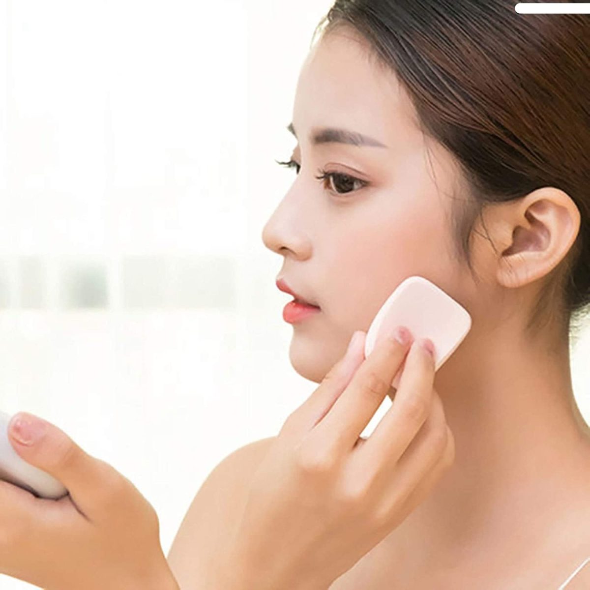 GIOGD 6-in-1 Professional Beauty Blender Sponge for Face Makeup with Cotton Pad Foundation Beauty Blender, Powder Buff Cosmetic Puff Perfect for Women's & Girls Cosmetic Makeup Blender Sponge set is for all Skin Types (Multi-color) - Image 5