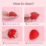 SUAKE Beauty Blender Sponge for Face Makeup – Soft, Latex-Free Makeup Sponge Puff for All Skin Types – Reusable Sponge for Foundation, Concealer & Cream (Single Colour, Pack of 2) - Image 7