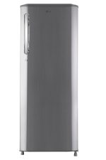 LG 261 L 3 Star Inverter Direct Cool Single Door Refrigerator(GL-B281BPZX, Shiny Steel, Fast Ice Making , Gross Volume- 270 L), Free 1 Year Extended warranty