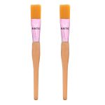 S.S.T.C Face Pack/Mask Brush with Soft Bristle | Brush Applicator Tool for Face | Perfect for Clay, Gel and Cream Face Masks (Pink, Pakc of 2)