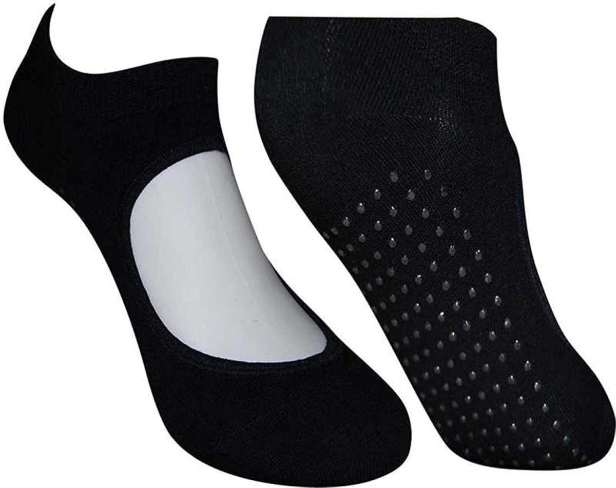 BALENZIA SocksXpress Anti Bacterial Anti-Skid Yoga Regular Socks For Women|Made With Bamboo And Spandex For Yoga/Pilates/Dance/Ballet|Women Yoga Socks For Barefoot Workout Pack Of 3 - Image 6