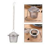 Decorcrafts Stainless Steel Teapot Green Tea Fliter Coffee Mesh Ball Infuser (Basket Shaped) - Image 2