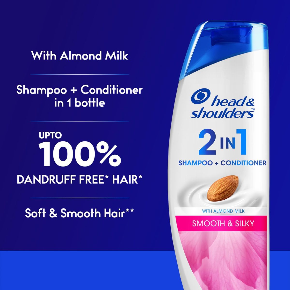 Head & Shoulders , Anti Dandruff Shampoo + Conditioner, Smooth & Silky, 180 ML - Image 9