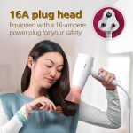 Philips Hair Dryer - Powerful drying with less heat I 6 Styling options for Salon like blowdryI 2100 WattsI for Minimised DamageI Styling attachment| Men and WomenI 2 Year Warranty BHD356/10, Black - Image 4