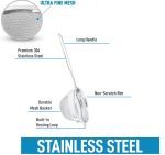 Sjeware Stainless Steel Tea Strainer, Chalani, 8 cm, Medium - Image 2