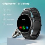 Fastrack Astor FR2 Pro 1.43" AMOLED Stainless Steel Smart Watch with SpO2, Heart Rate, BT Calling, Adaptive AOD, Functional Crown, AI Voice Assistant – Smartwatch for Stylish Professionals (Silver) - Image 3