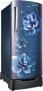 Samsung 183 L, 5 Star, Digital Inverter, Direct-Cool Single Door Refrigerator (RR20D2825CU/NL, Camellia Blue, Base Stand Drawer) - Image 3