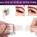 Trujve Invisible Eyelid Tape for Double Eyelid & Hooded Eyes, Waterproof Mesh Stickers with Fork Tool for Instant Lift, Makeup Eyelid Lifter Strips, Best for Droopy or Uneven Eyes (1) - Image 3