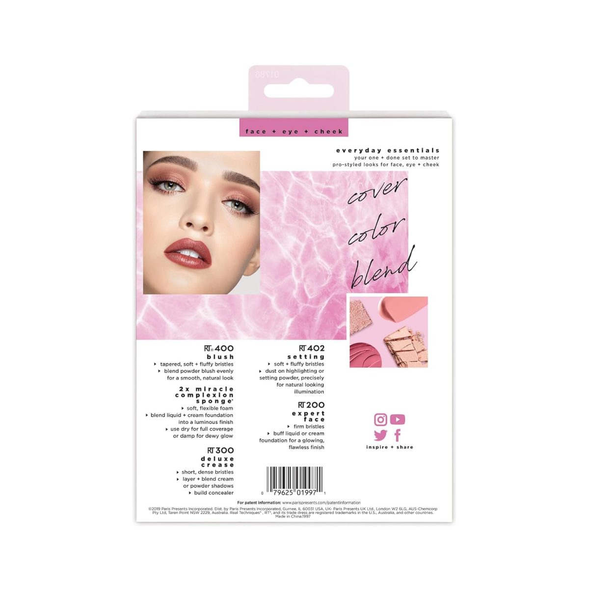 Real Techniques Miracle Beauty Blender Sponge Set with Makeup Brush Cleaner - Image 21