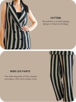 GRECIILOOKS Co Ord Set for Women | Co Ord Set for Women Stylish | Travel Co Ord Set for Women | Festive Co Ord Set for Women |Blazer Co Ord Set for Women - Image 4