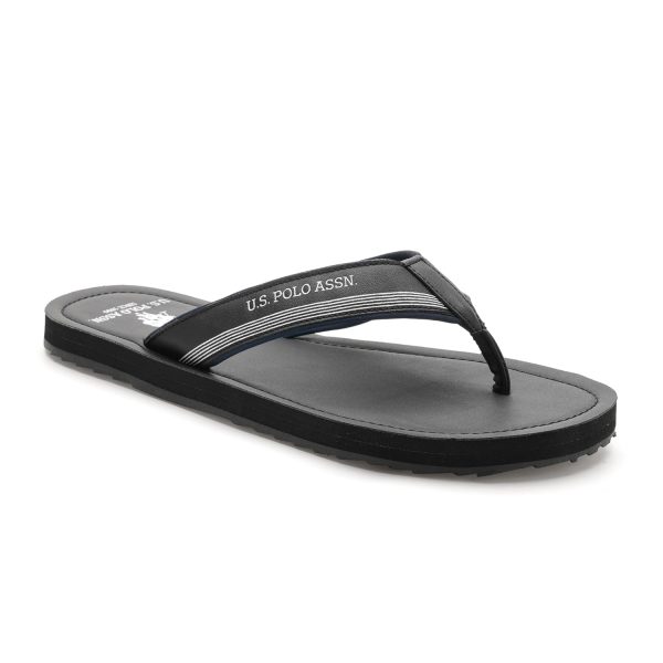 USPA| OVI BLACK| Stylish slider Slippers for Man