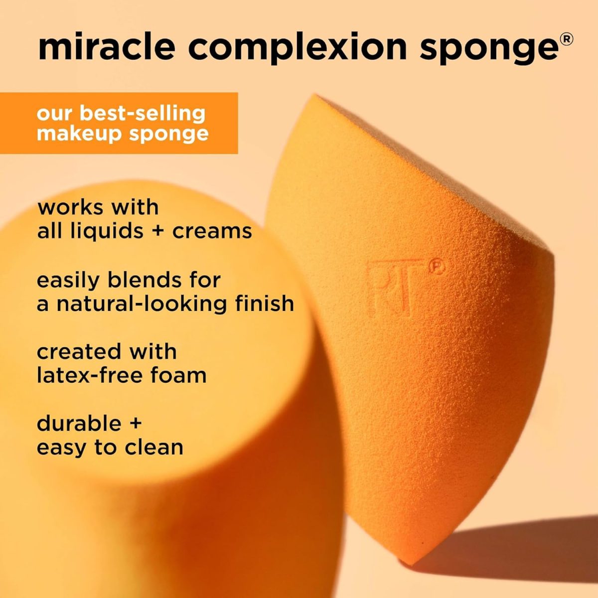 Real Techniques Miracle Beauty Blender Sponge Set with Makeup Brush Cleaner - Image 6
