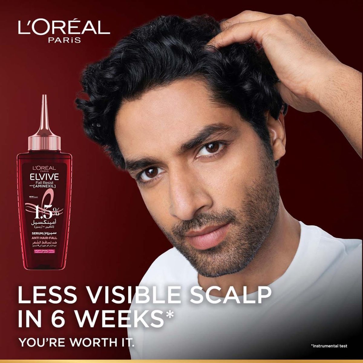 L'Oréal Paris Fall Resist Anti Hair Fall Serum with 1.5% Aminexil, for lesser visible scalp & hair fall, 102ml - Image 7
