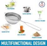 Sjeware Stainless Steel Tea Strainer, Chalani, 8 cm, Medium - Image 8