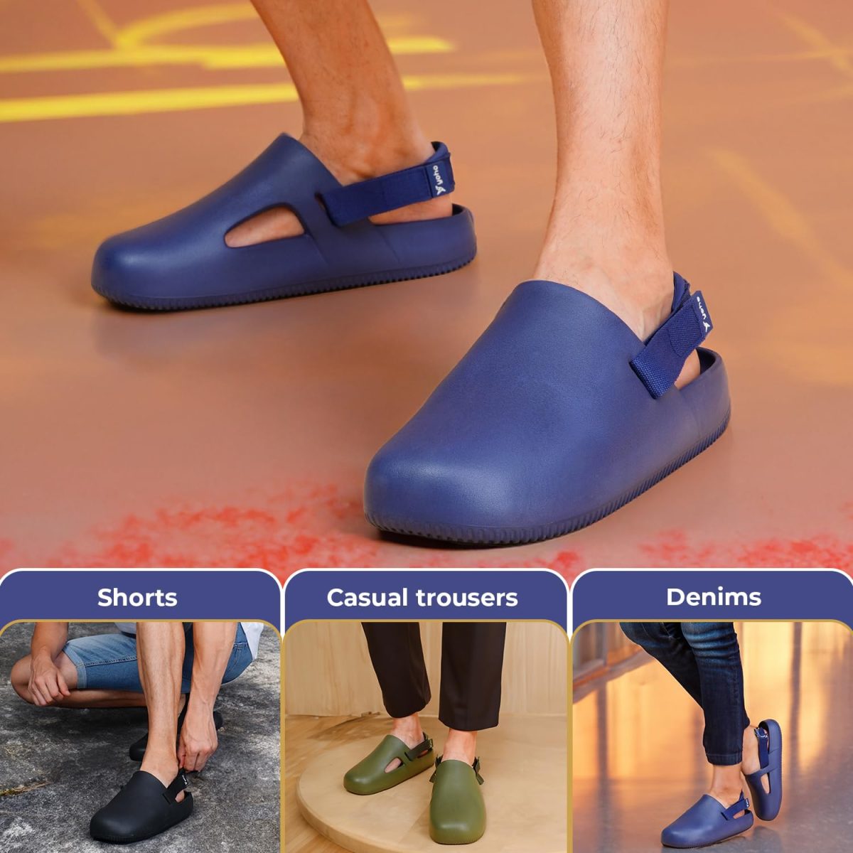 YOHO Glide Clogs for Men | Cushioned Footwear | Lightweight | Waterproof - Image 5