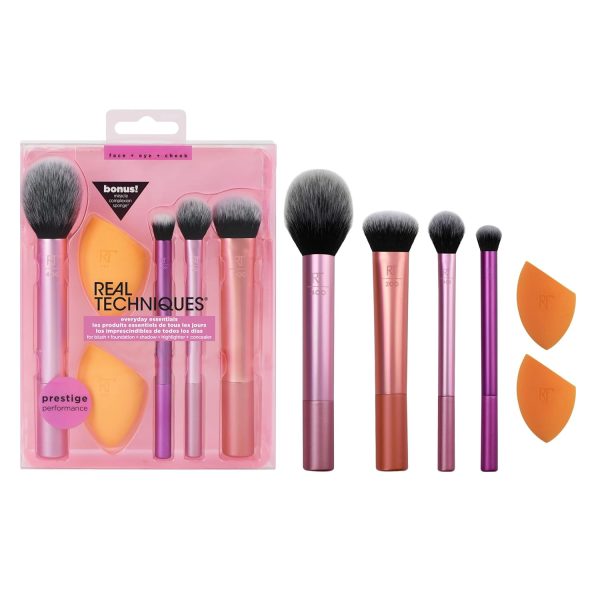 Real Techniques Miracle Beauty Blender Sponge Set with Makeup Brush Cleaner