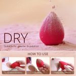 SUAKE Beauty Blender Sponge for Face Makeup – Soft, Latex-Free Makeup Sponge Puff for All Skin Types – Reusable Sponge for Foundation, Concealer & Cream (Single Colour, Pack of 2) - Image 6