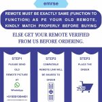 Emrse AC 240 Air Conditioner Remote Compatible for O General/Blue Star Split/Window AC (Exactly Same Remote Will Only Work) - Image 3