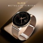 Noise Vortex Plus 1.46” AMOLED Display, AoD, BT Calling, Sleek Metal Finish with Mesh Strap, 7 Days Battery Life, All New OS with 100+ Watch Faces & Health Suite (Gold Link) - Image 2