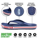 DOCTOR EXTRA SOFT Men's Classic & Premium Casual Flip Flops with Soft Acupressure for Adult | Comfortable & LightWeight| Stylish & Anti-Skid |Waterproof Everyday Cushion Slippers for Gents/Boys D-553 - Image 2