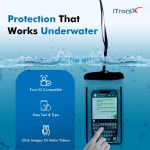 iTronix Waterproof Mobile Pouch Cover for All Mobiles, Cellphone Dry Bag Compatible for iPhone, Samsung, Mi, Redmi, Oppo, VIVO, All Other Smartphones up to 6.5 inches (Black) - Image 4