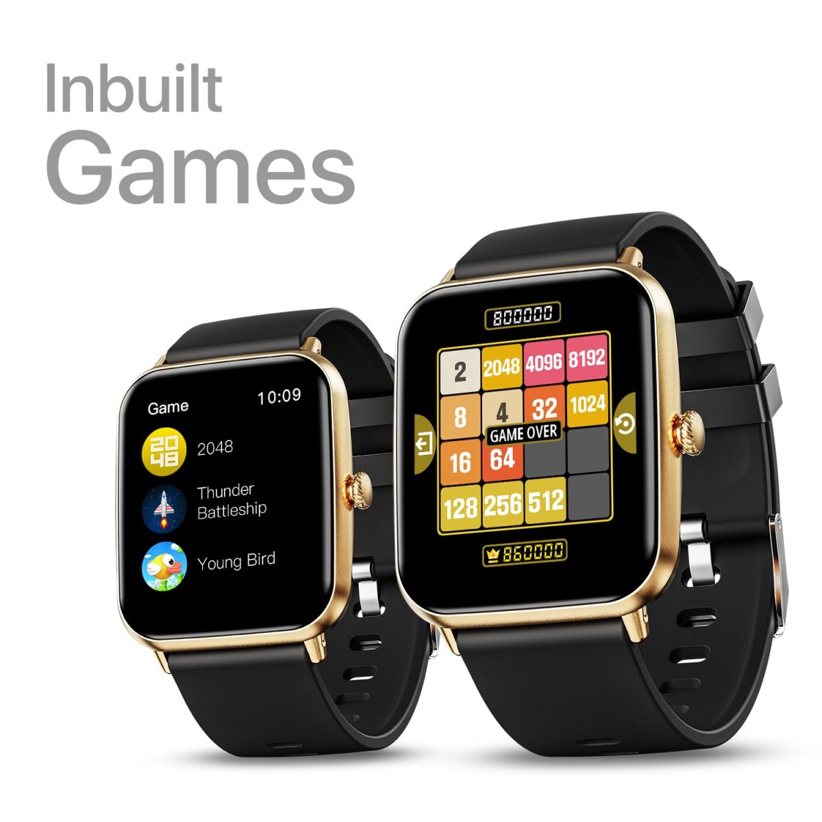 Fire-Boltt Ninja Call Pro Smart Watch Dual Chip Bluetooth Calling, 42.92mm (1.69 inch) HD Display, AI Voice Assistance with 100 Sports Modes, with SpO2 & Heart Rate Monitoring (Gold Black) - Image 10