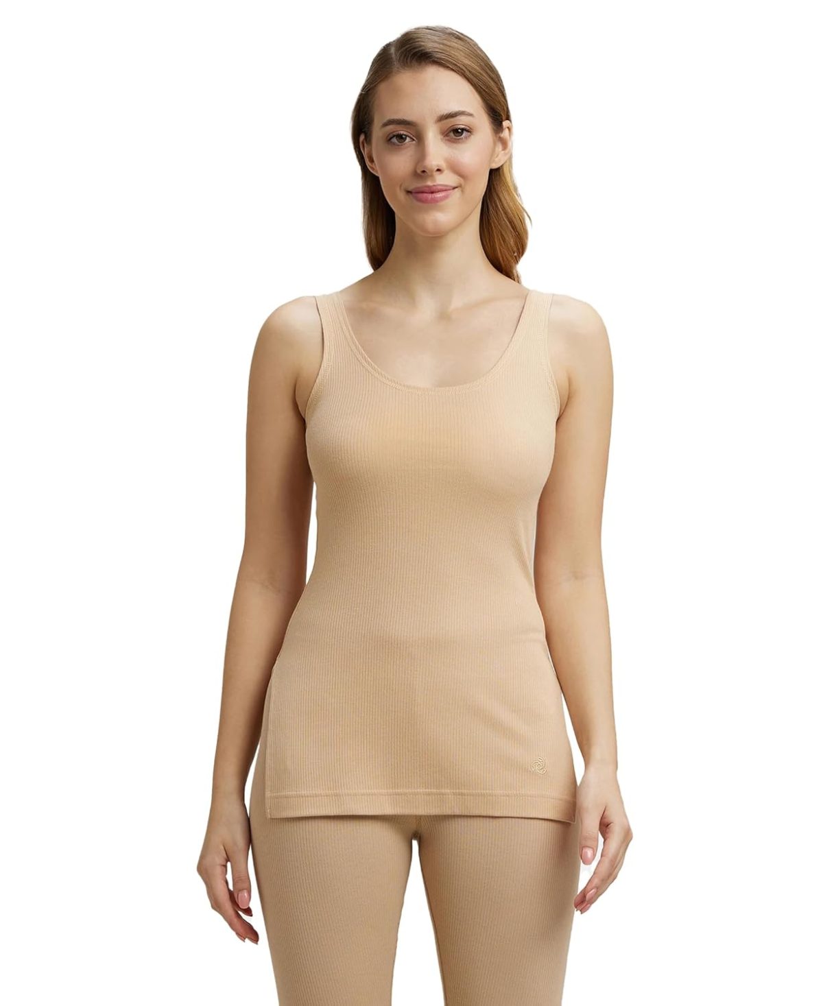 Jockey 2500 Women's Super Combed Cotton Rich Slim Fit Thermal Tank Top with Stay Warm Technology
