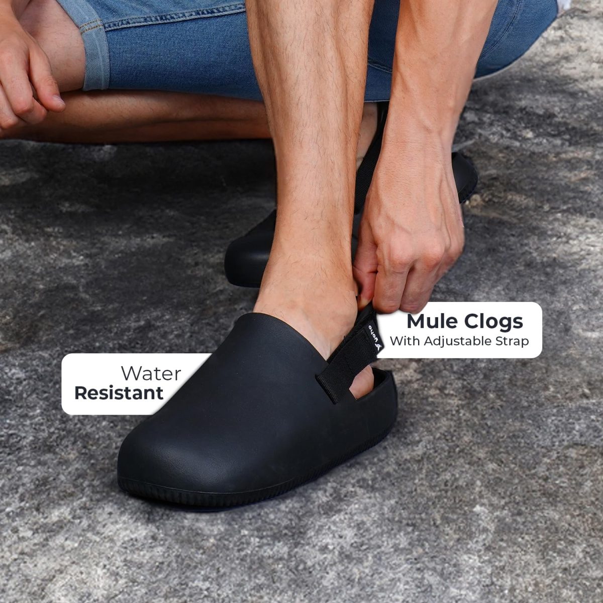YOHO Glide Clogs for Men | Cushioned Footwear | Lightweight | Waterproof - Image 2