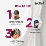 Streax Professional Canvoline Shampoo, Sulphate Free Shampoo for Women, Keratin Shampoo, For Straightened hair Post care, With Kera-Change Complex, Sulphate & Paraben Free Shampoo, 300 ml - Image 5