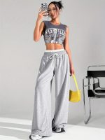 dockstreet Women's/Unisex ONESOPEN Bottom Drawstring Pure Cotton Stretchable Baggy Jogger Pants - Image 5