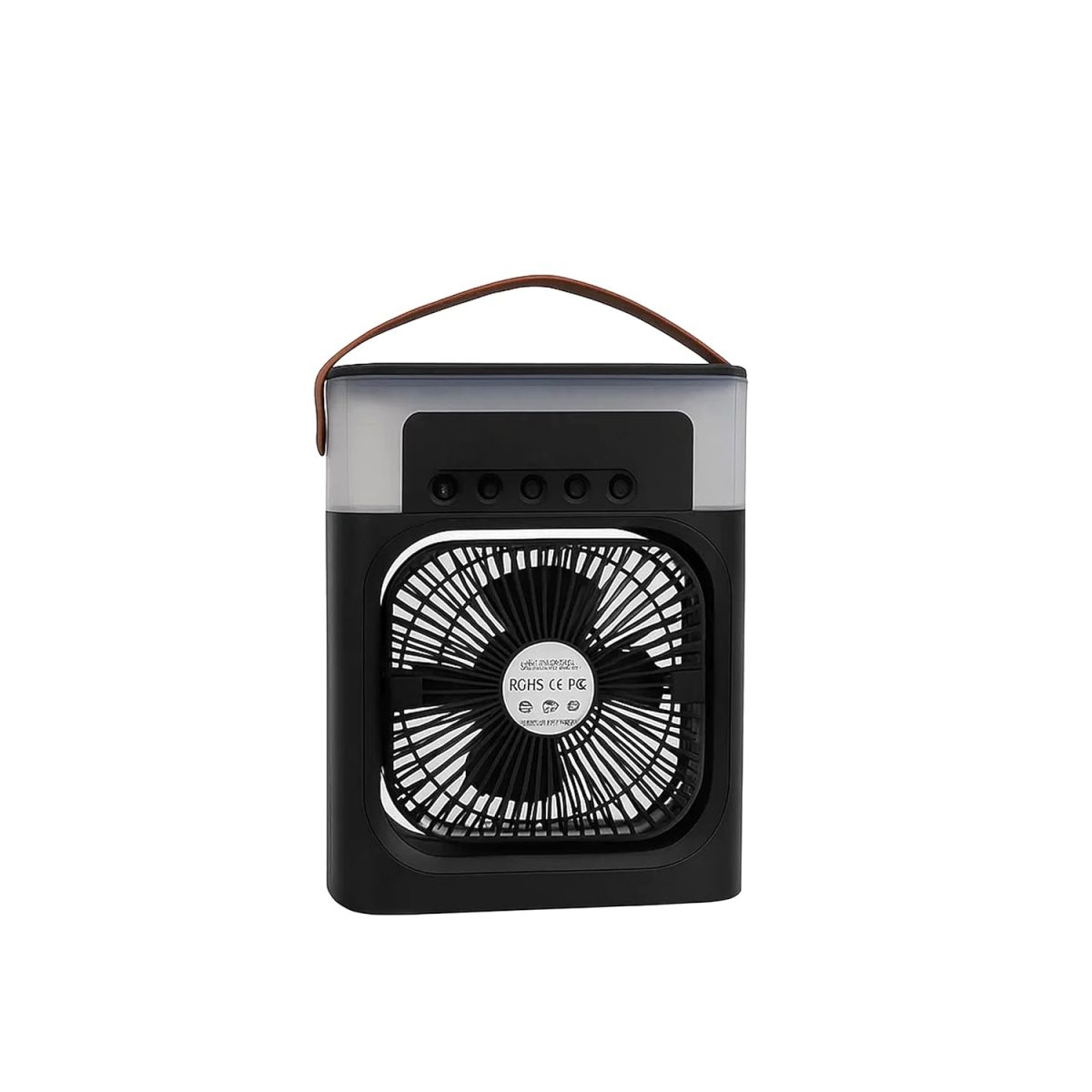 Casaquin Ac Mini Cooler Fan for Room Cooling, Portable USB, 3-Mode with LED Light, Humidity Control, Aroma Diffuser Function, 3 Spray Modes for Office,Home,Dorm,Travel (Single Mini Cooler)