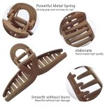 PACTIV 4pcs Large Claw Clips For Thick Hair, Wide-open Large Hair Clips Nonslip Ponytail Holder Hair Clips Hair Accessories For Women Girls,Feal Free With Latest Clip - Image 8