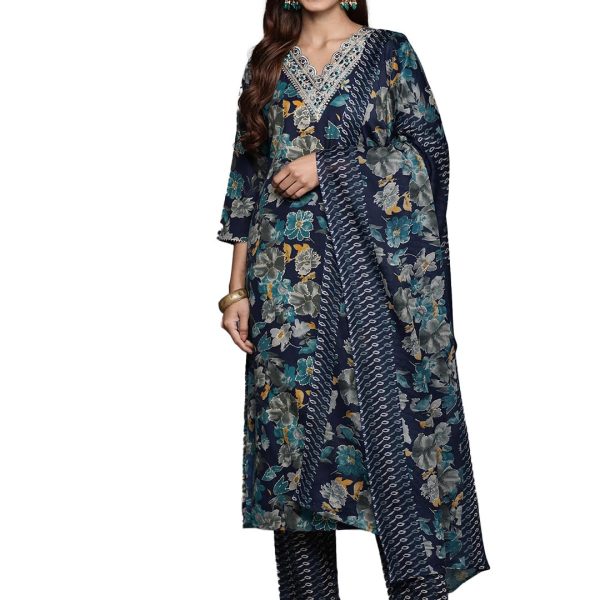 Varanga Women's Silk Blend Kurta Set