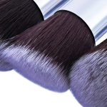 NAKEDPLUS Fiber Bristle Makeup Brushes Set - Black, 10 Piece Makeup Brush, 1 Pcs Makeup Sponge and 1 Pcs Makeup Brush Egg - Image 2