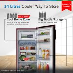 Bosch 187 L, 3 Star, Single Door Refrigerator with Industry's largest vegetable box* & largest Beverage space (CST18W33NI, Feather Wine) | 18 Hour Cooling Retention, 2.5x Faster Cooling - Image 5