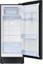 Samsung 215 L, 3 Star, Digital Inverter, Direct-Cool Single Door Refrigerator (RR23D2H23BX/HL, Luxe Black, Base Stand Drawer) - Image 5