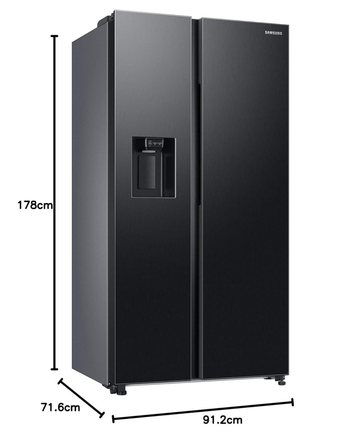 Samsung 633 L, 3 Star, Frost Free, Double Door, Convertible 5-in-1 Digital Inverter, Side By Side Refrigerator with AI, WiFi & Water & Ice Dispenser (RS78CG8543B1HL, Black Matte) - Image 8