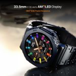 Fire-Boltt Obsidian 33.5mm (1.32 inch) AMOLED Display, Stainless Steel Design, 466 * 466 px Resolution, Bluetooth Calling, Multiple Sports Modes, Health Mode, IP67, Weather Updates - Image 4