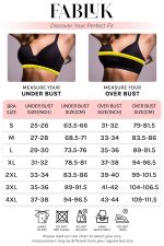 Fabluk Women Polyester Spandex High Impact Front Zip Sports Bra Fitness Criss Cross Back Crop Tops Tank Gym Yoga Workout, Size: M-4XL - Image 2