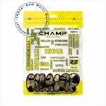 22 Yards Full Metal Cricket Shoes Spikes Nails (Golden) - Image 2