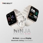 Fire-Boltt Ninja Call Pro Plus Smart Watch 1.83 inch with Bluetooth Calling, AI Voice Assistance, 100 Sports Modes IP67 Rating, 240 * 280 Pixel High Resolution (Starlight) - Image 2