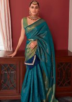 SWORNOF Women's kanjivaram banarasi silk saree for Patola festival Wedding silk with rich pallu Design sarees for women with blouse piece - Image 3