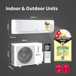 Hitachi 2 Ton Class 2 Star, 4-Way Swing, Long airthrow, Fixed Split AC (100% Copper, Dust Filter, 3200FL RAS.B222PCAIBA1, White) - Image 6