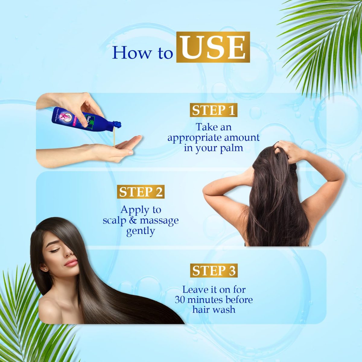 Parachute Advansed Gold Keratin Coconut Hair Oil | Thick & Smooth Hair| No Paraben or Silicone | 300ml - Image 6