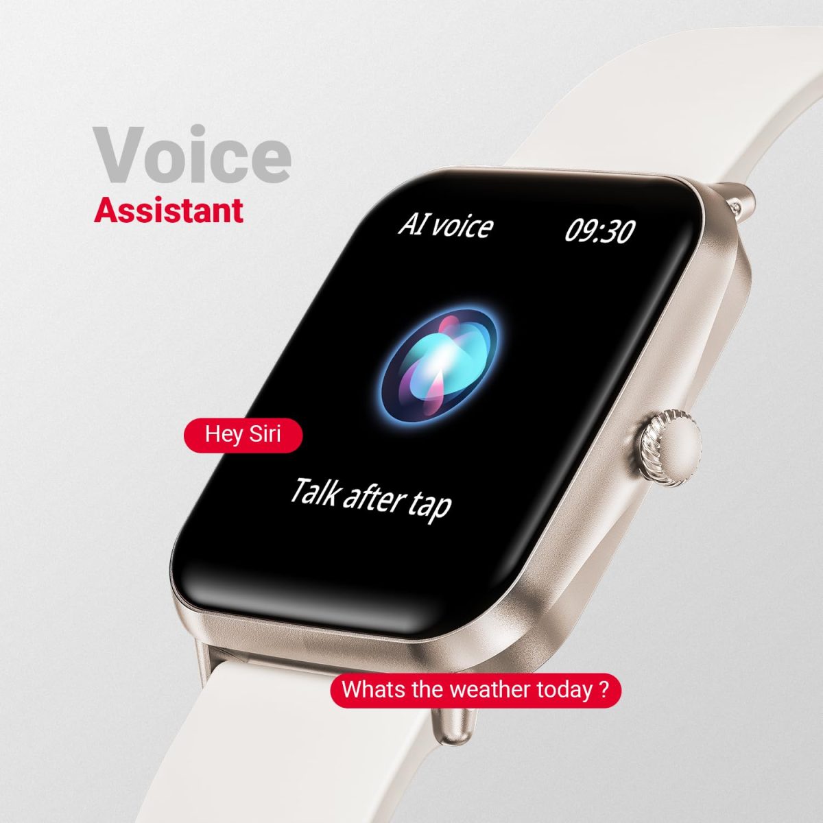 Fire-Boltt Ninja Call Pro Plus Smart Watch 1.83 inch with Bluetooth Calling, AI Voice Assistance, 100 Sports Modes IP67 Rating, 240 * 280 Pixel High Resolution (Starlight) - Image 6
