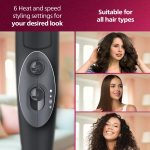 Philips Hair Dryer - Powerful drying with less heat I 6 Styling options for Salon like blowdryI 2100 WattsI for Minimised DamageI Styling attachment| Men and WomenI 2 Year Warranty BHD356/10, Black - Image 9