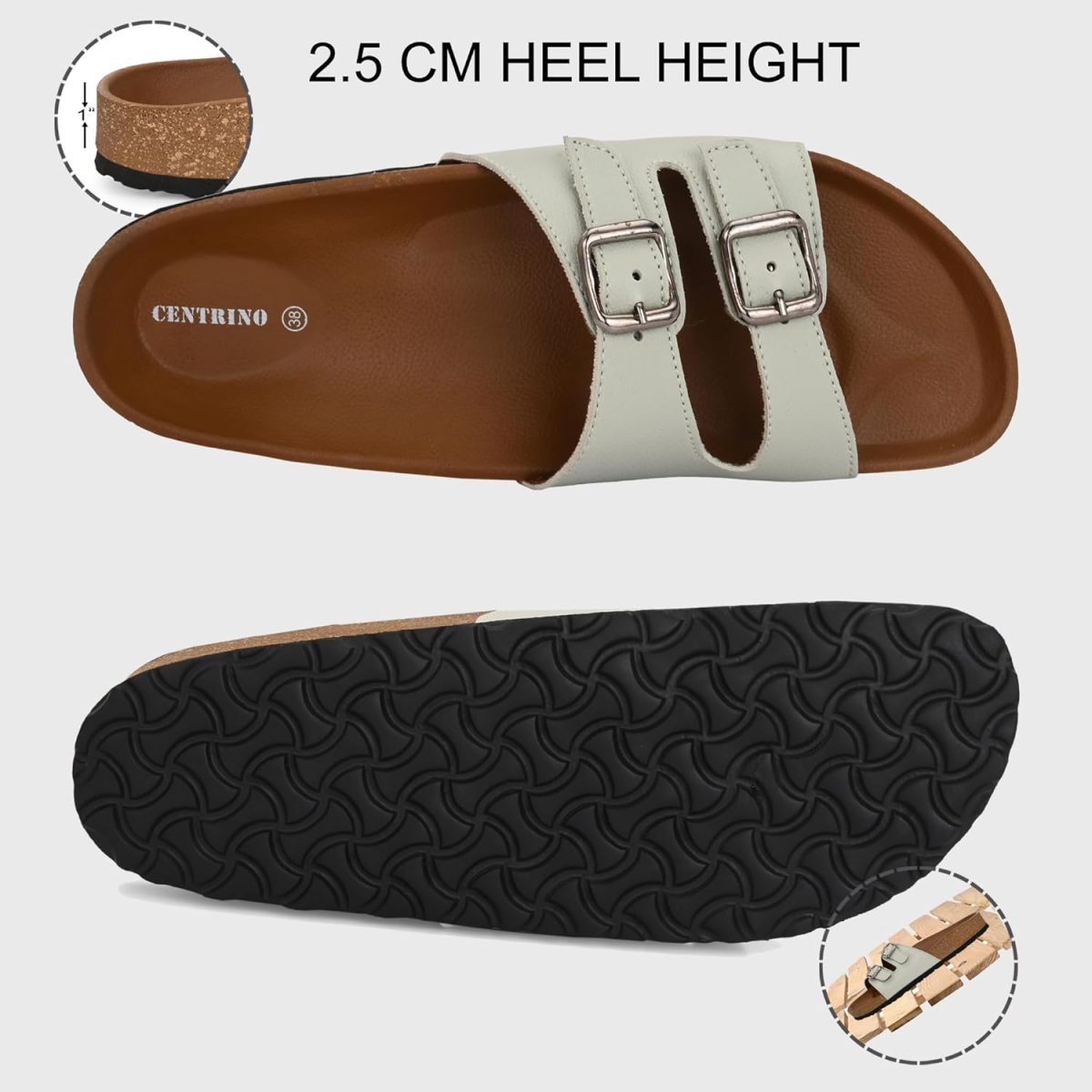 Centrino Women'S Slipper/Sliders |PU Padding On The Footbed |Bounce Back Technology | Comfortable & Lightweight |Everyday Flip Flops For Ladies (7694) - Image 6